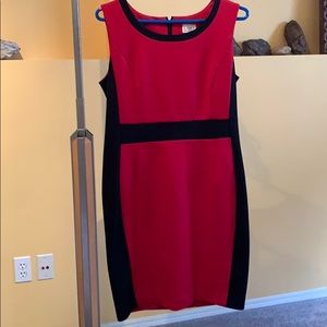 Red & Black Dress